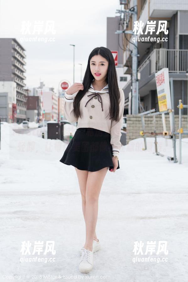 MiStar魅妍社 - 私房里的萌奈子，白裙轻卸，让每张美图都像不经意的撩拨。